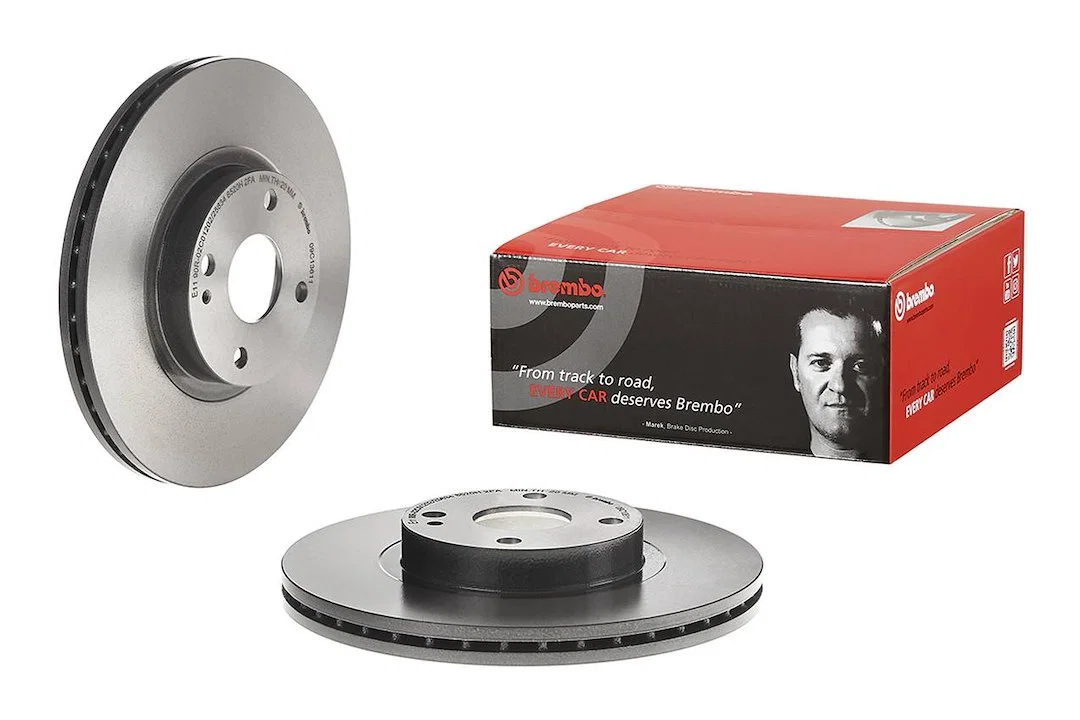 09C13611C02 – BREMBO Brake Rotor, Vented One Piece Design Wheel Bolt Pattern 4 x 100 Millimeter 270 Millimeter Diamet...